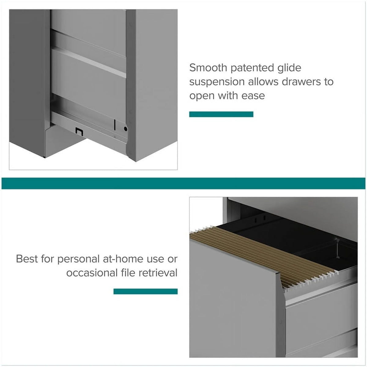 3 Drawer Metal File Cabinet with Lock R489