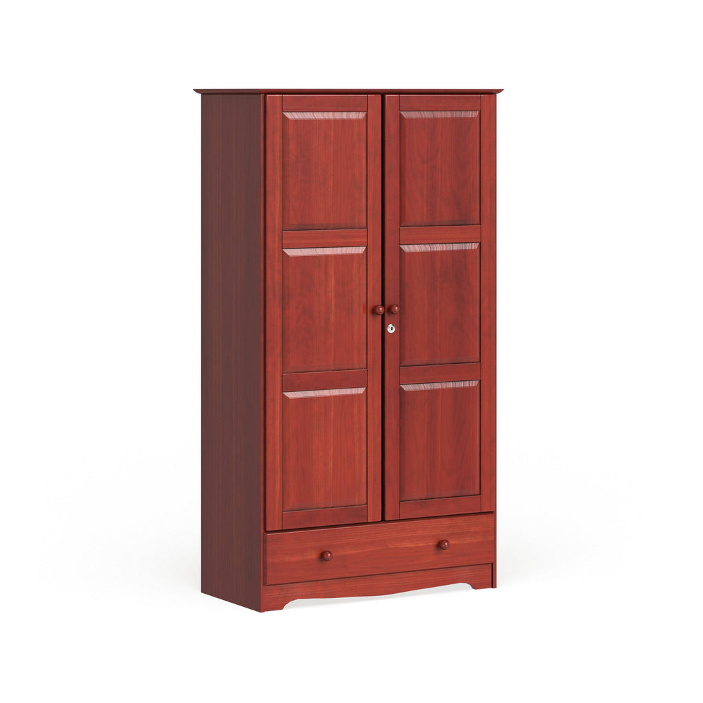 Solid Wood Customizable Wardrobe J159325