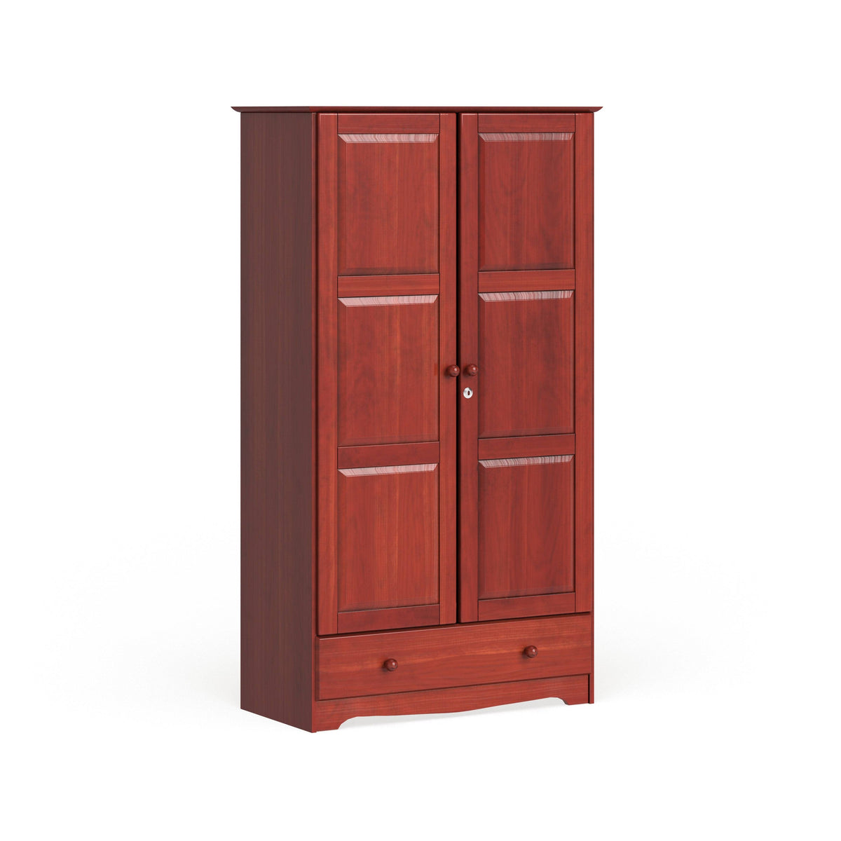 Solid Wood Customizable Wardrobe J159325