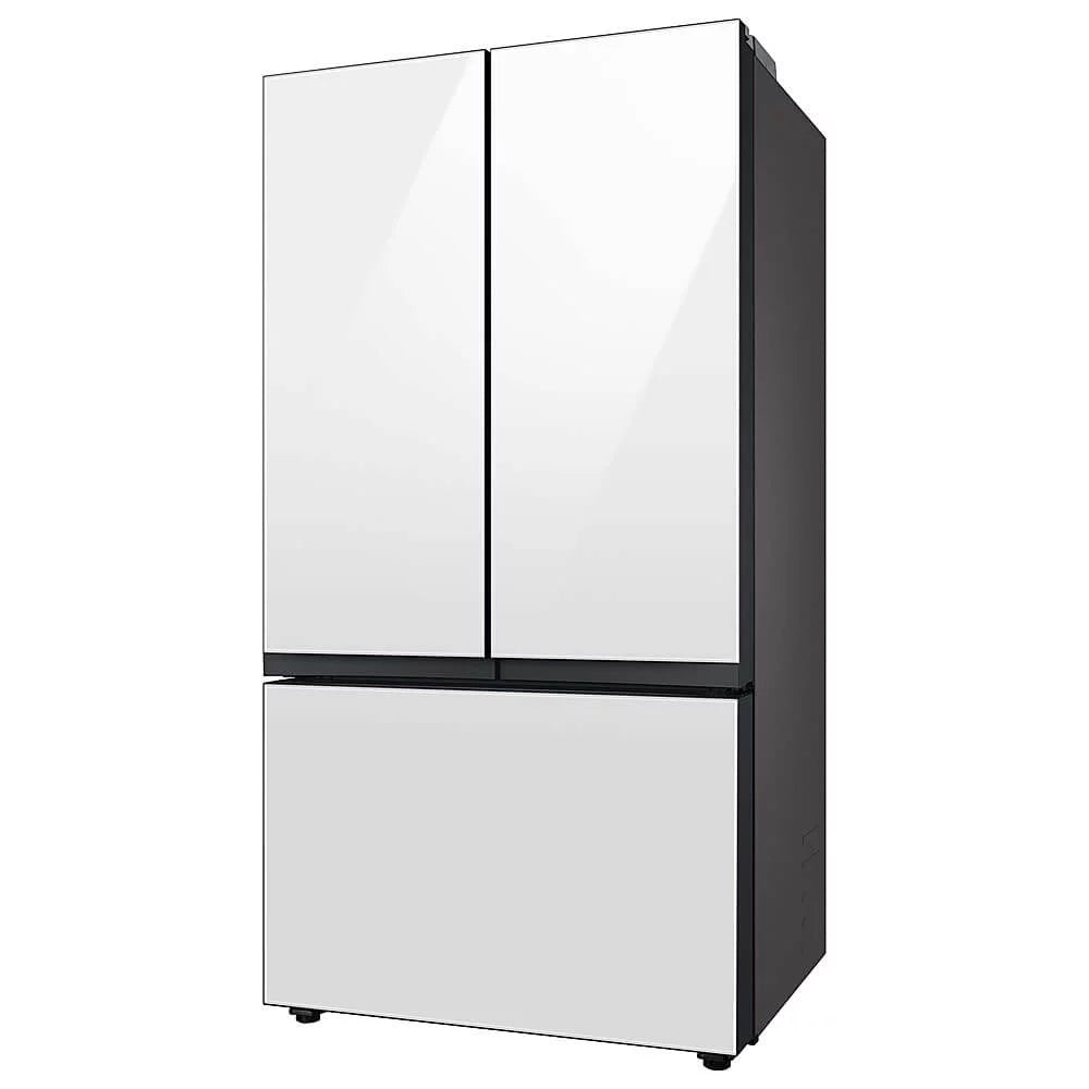 24 Cu. Ft. White Glass 3-Door French Door Counter-Depth Refrigerator K33899