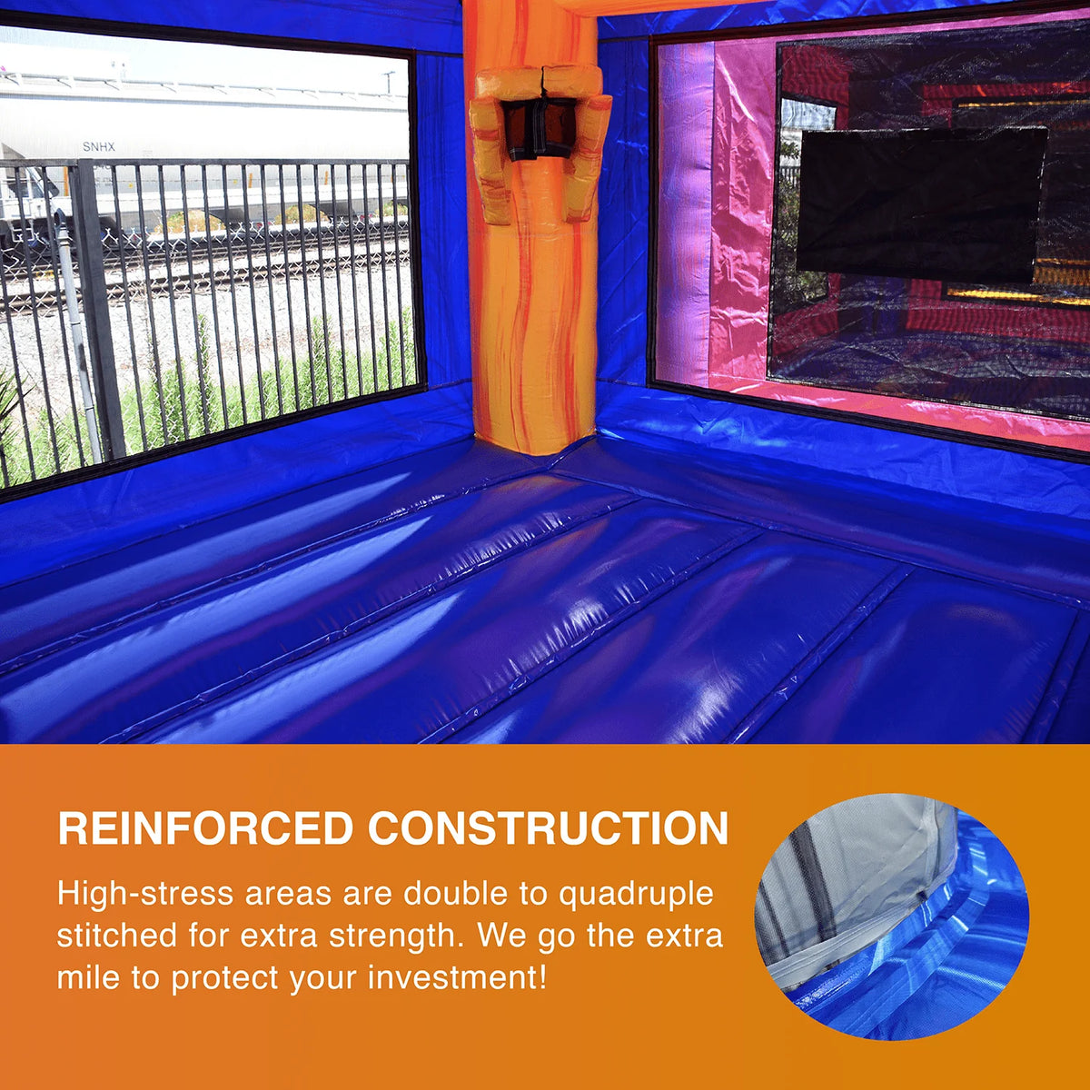 Commercial Grade Inflatable Bounce House with Blower K5639
