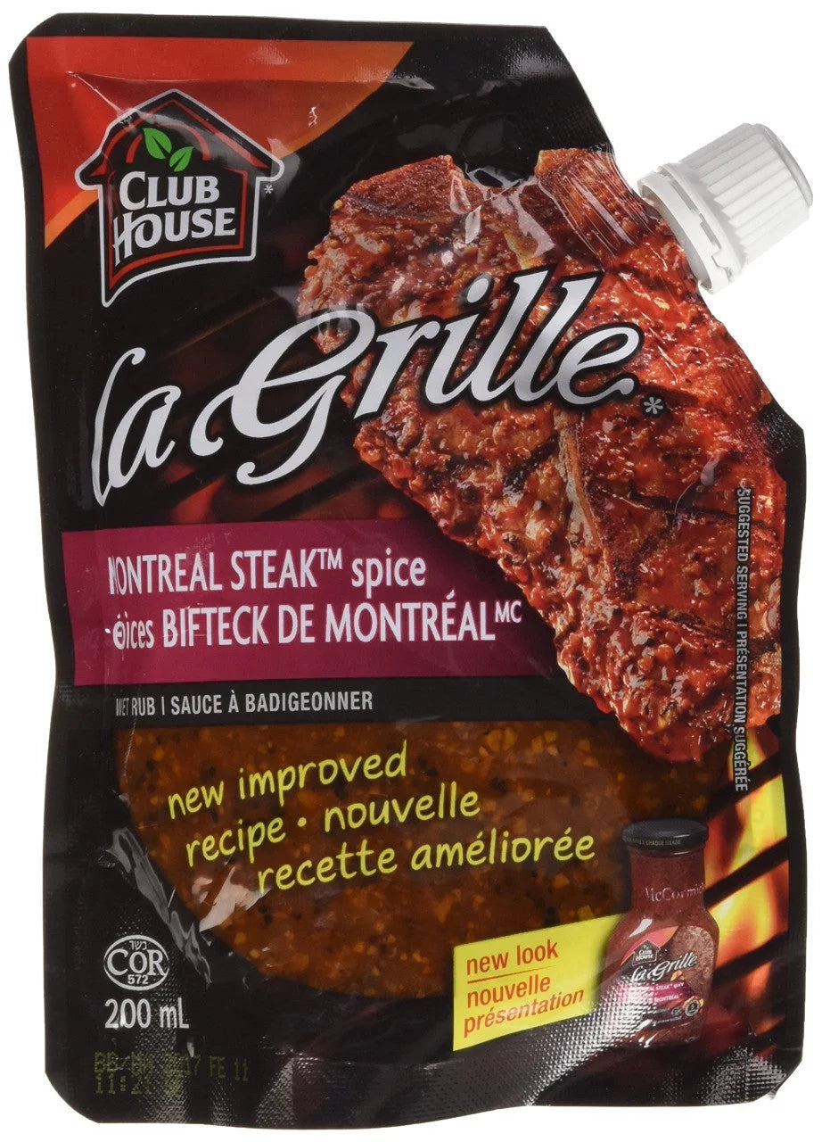 Montreal Steak Spice Wet Rub 200ml/6.8oz X550232