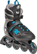 Black Blue Inline Skates L9334