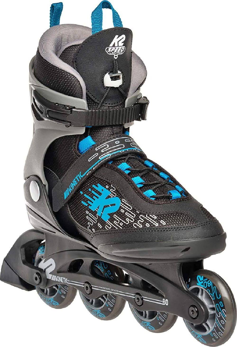 Black Blue Inline Skates L9334
