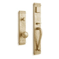 Solid Brass Full Plate Keyed Entry Single Cylinder S358