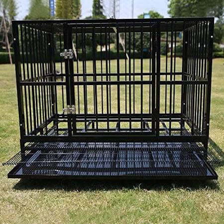 42 inch Heavy Duty Metal Dog Cage Kennel T385041