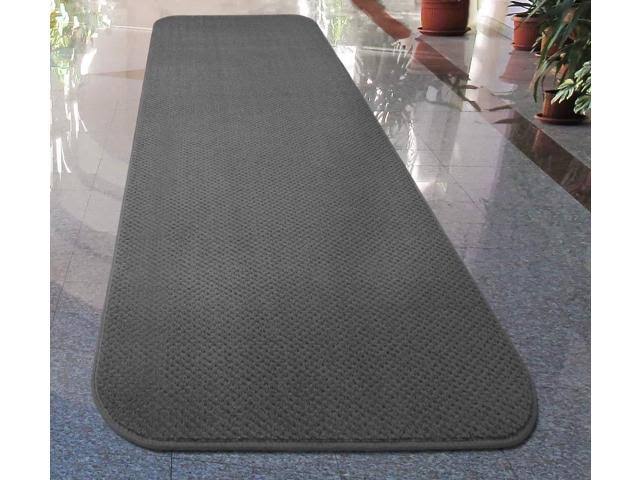 Skid-Resistant Carpet Runner Gray 24 ft. x 27 in. Z11957