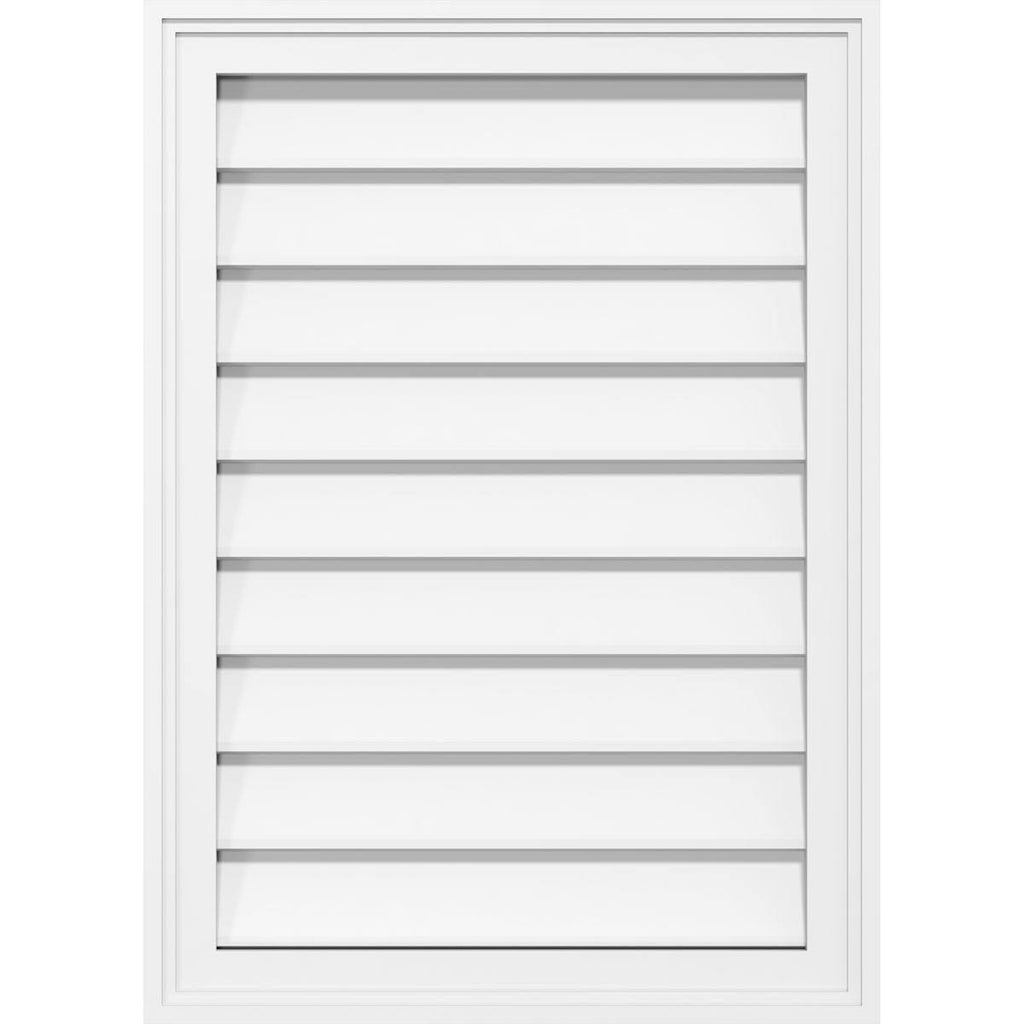 Vertical Surface Mount PVC Gable Vent S4490