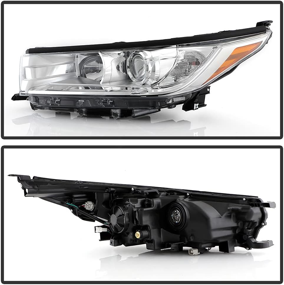 2017-2019 Toyota Highlander Projector Headlights Pair Set Left+Right M392790