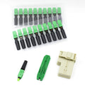 20pcs SC APC Fiber Optic Quick Connector Single Mode 9/125 N5290