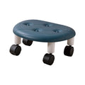 Low Rolling Seat with Wheels Rotatable Blue O821