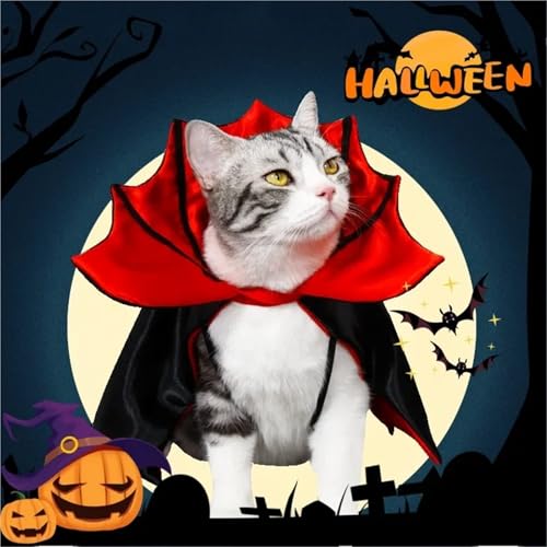 Halloween Pet Cosplay Vampire Cloak Attire L414