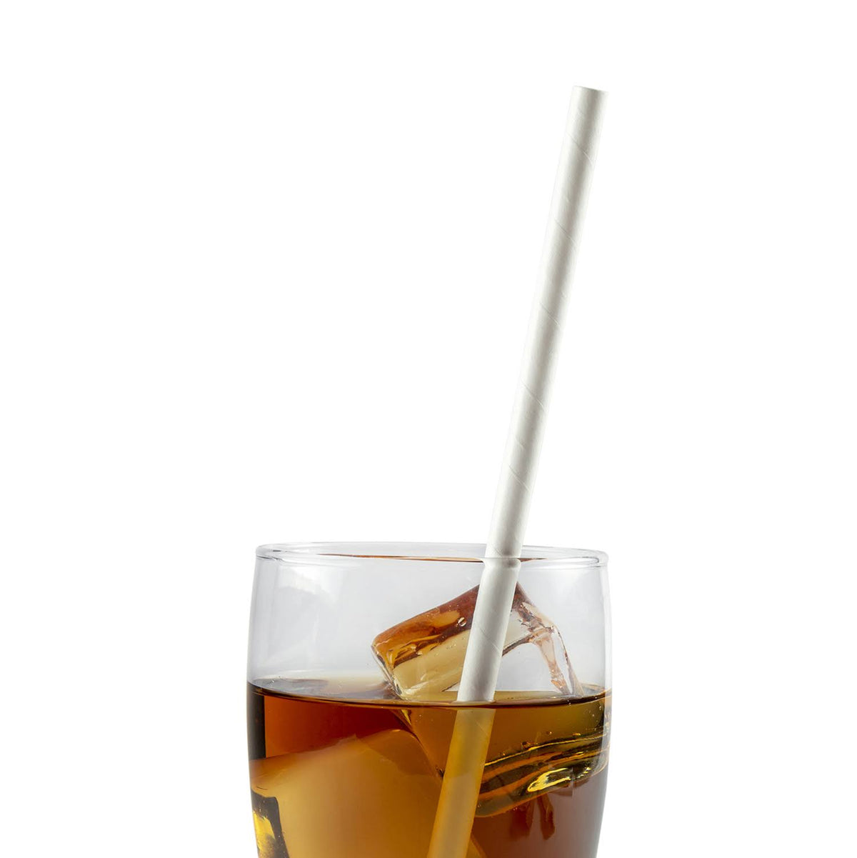 White Giant Paper Straws Pack of 300 I45656