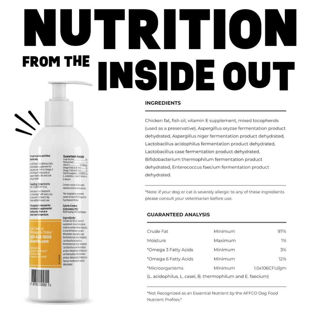 Fatty Acid Liquid Supplement for Dogs & Cats V30882