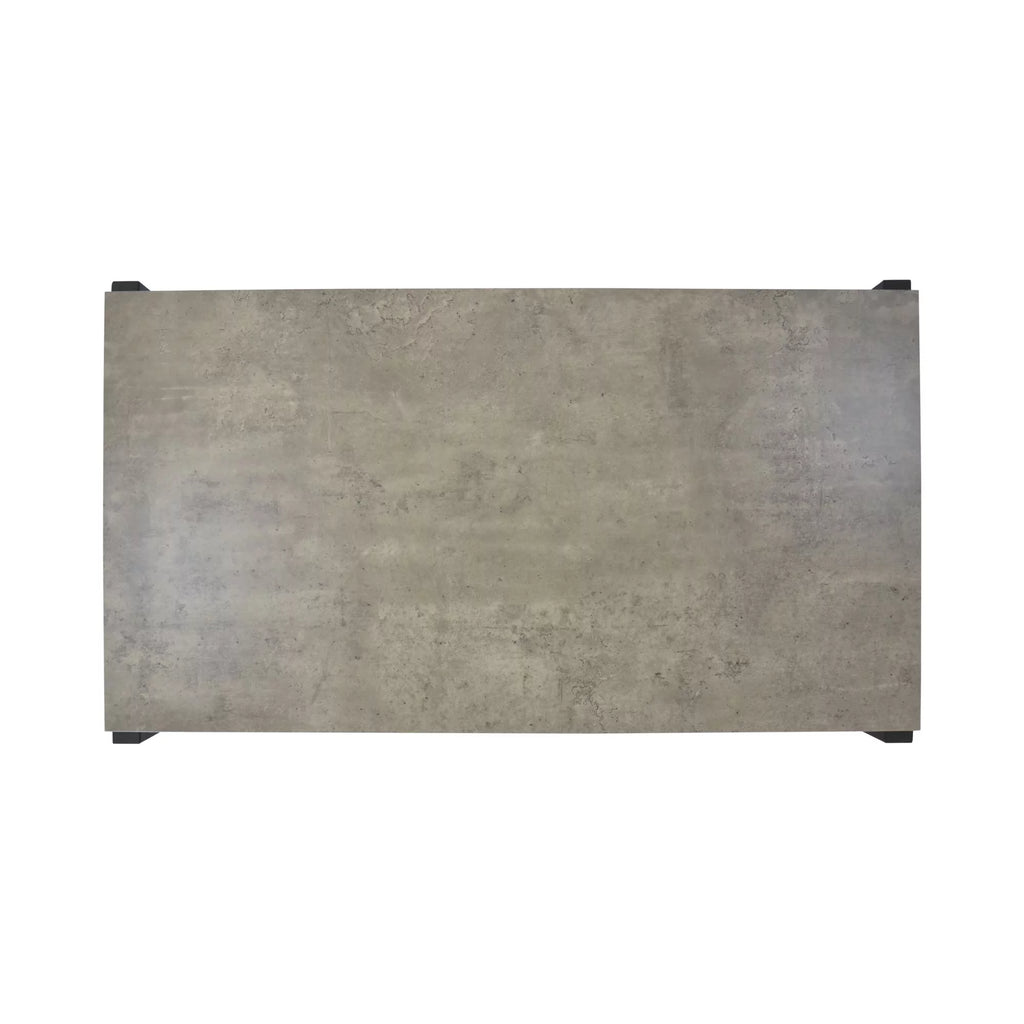 Black and Gray Hand Crafted Rectangular Coffee Table Y9413