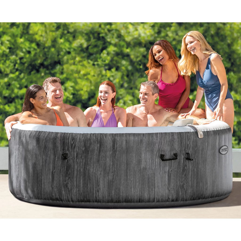 6 Person Inflatable Hot Tub Bubble Jet Spa I456