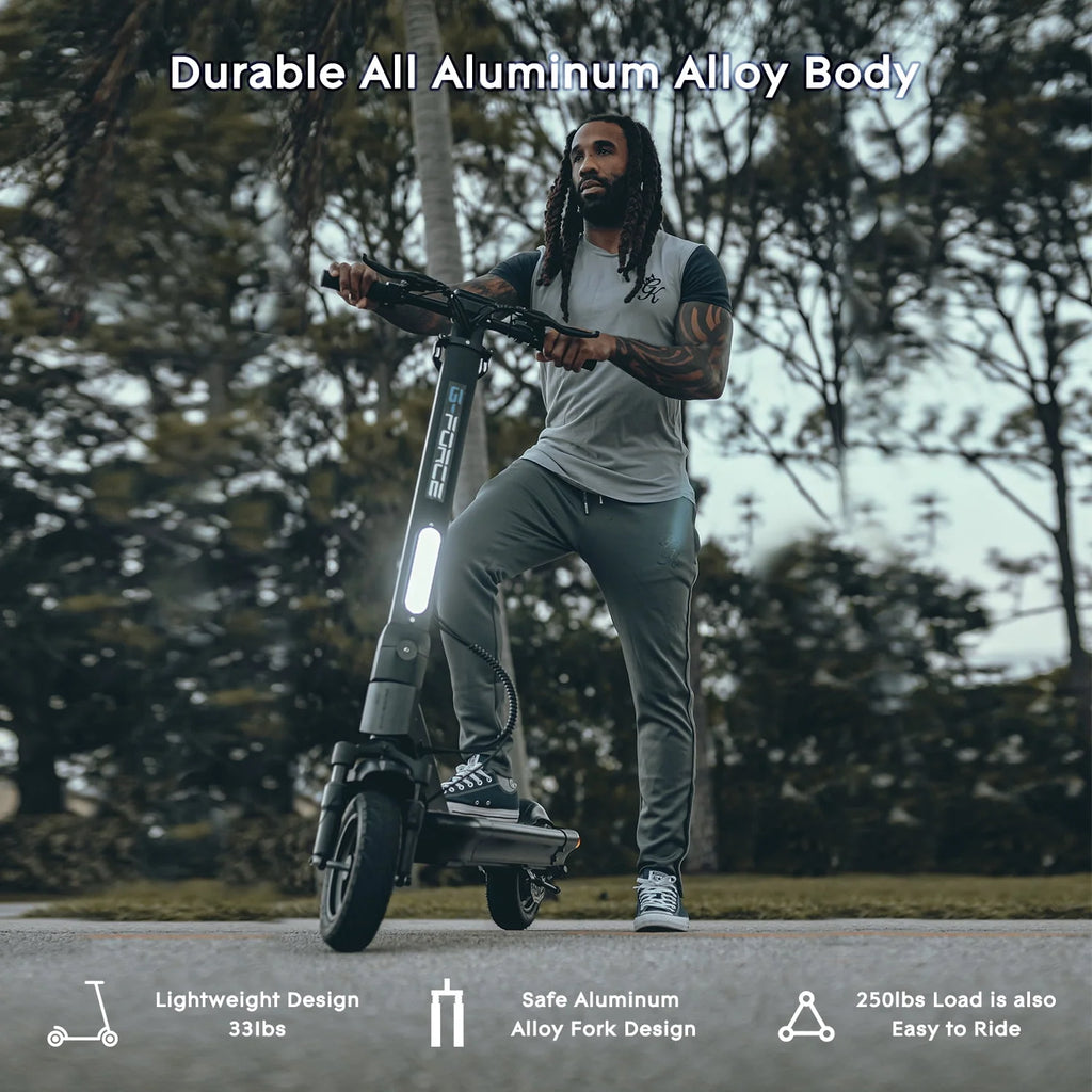 500W Foldable Electric Scooter with 10 Fat Tires O73162