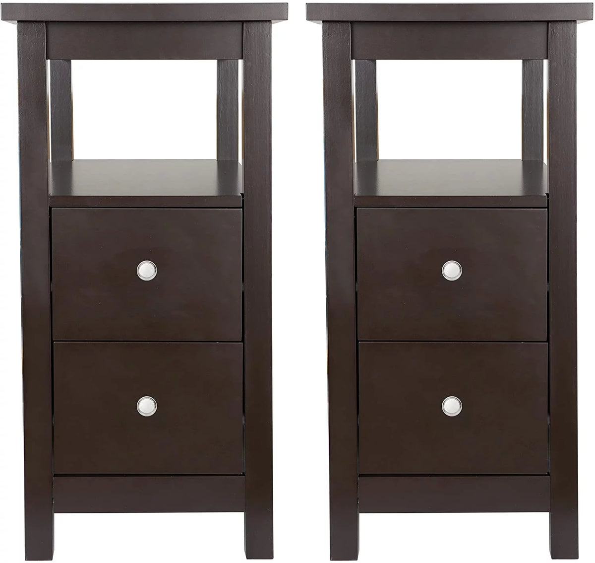 Side End Table Set of 2 Narrow F396859