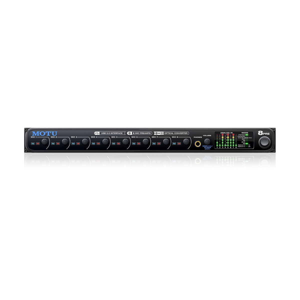 USB Audio Interface with 8 Channel Mic Preamp Y371453