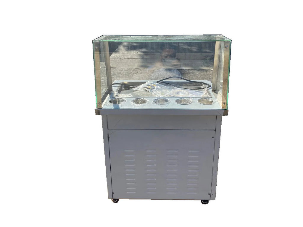 Thai Style Fried Ice Cream Maker Machine 1000W V365