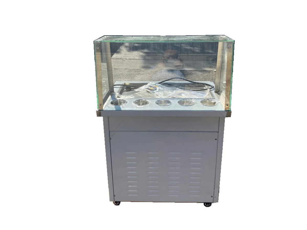 Thai Style Fried Ice Cream Maker Machine 1000W V365