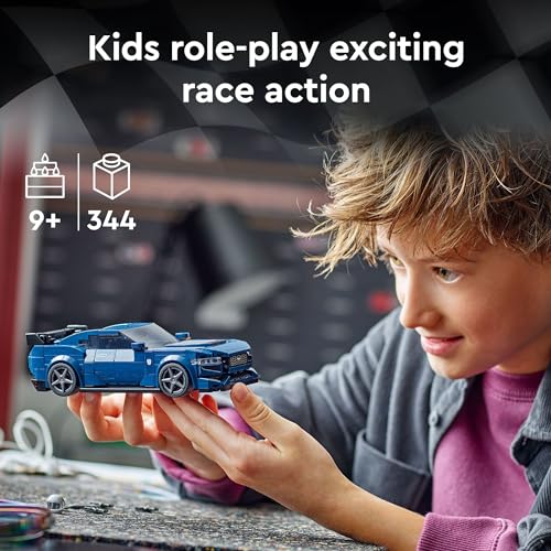 Buildable Blue Sports Car Toy Set Z183