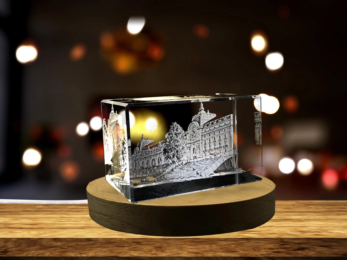 3D Engraved Crystal Keepsake O545591
