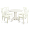 Small 5 Piece Dinette Set with Table & 4 Chairs B238