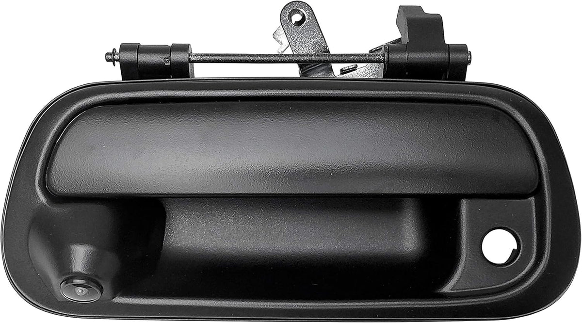 Black Textured Tailgate Handle with Backup Camera J778451