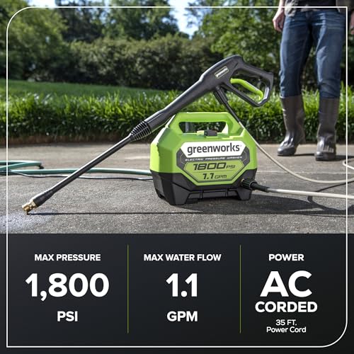 1800 PSI Electric Pressure Washer U36751