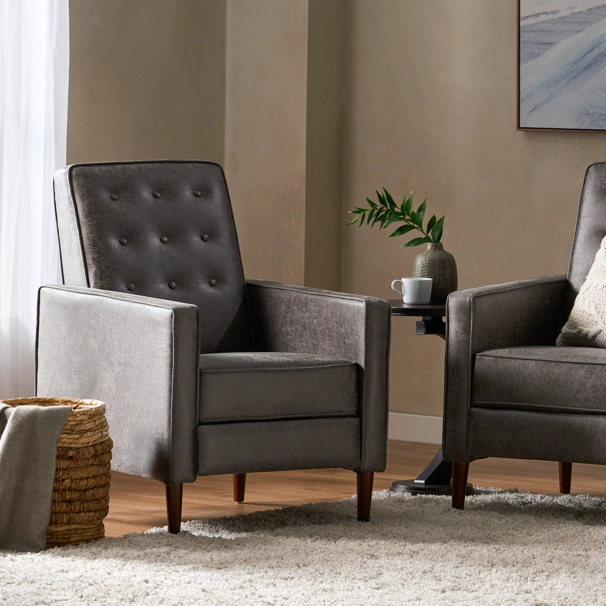 Microfiber Recliner G573852