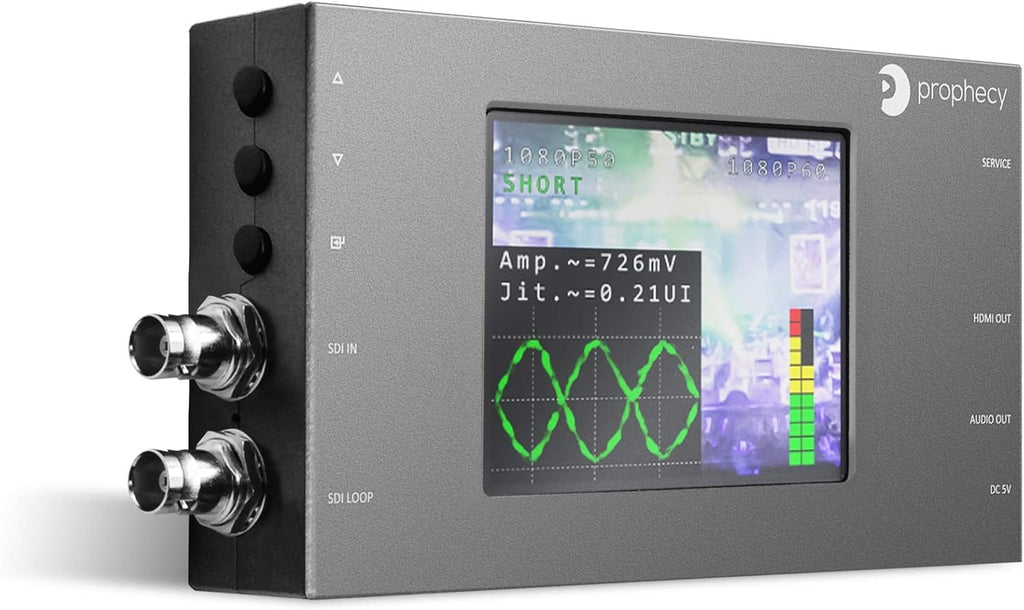 SDI to HDMI Converter Scaler with 3.5” LCD Panel Q83585