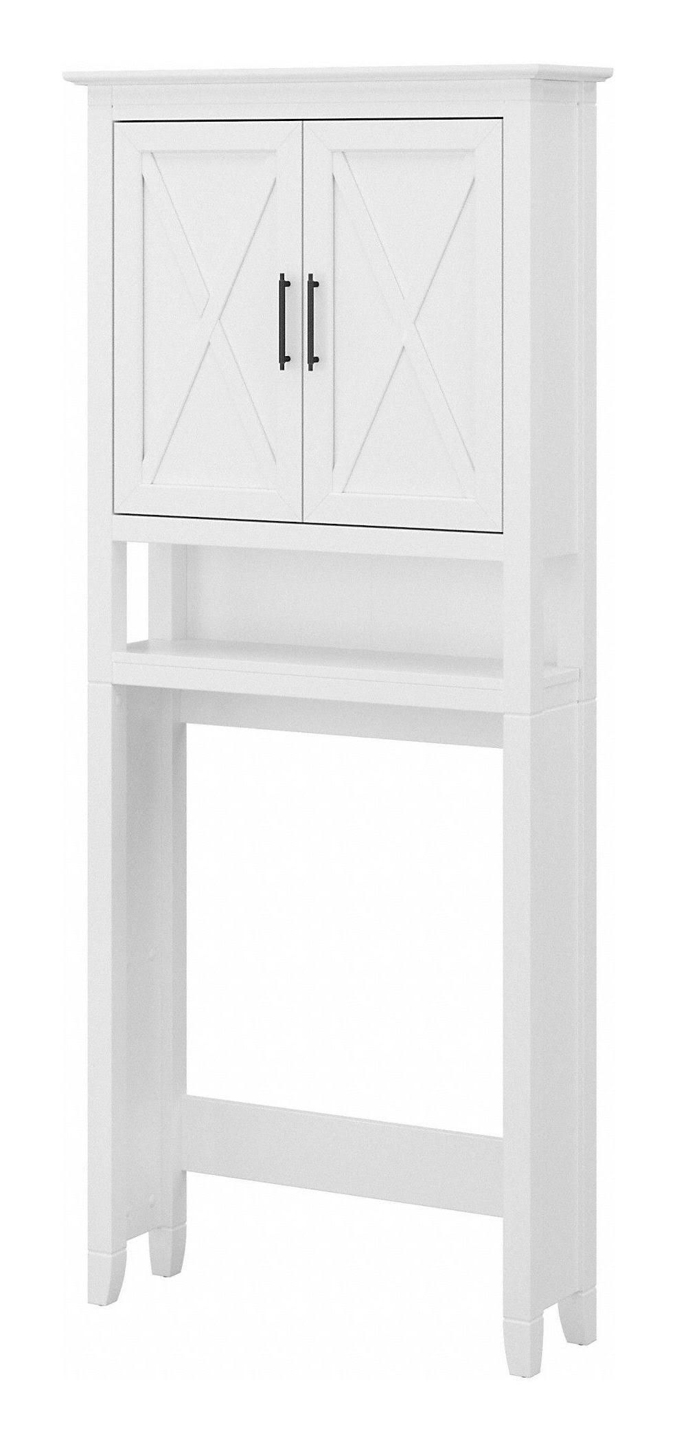White Over The Toilet Storage Cabinet C867