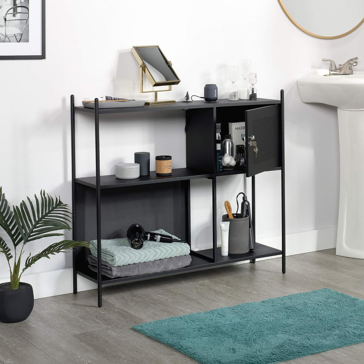 Black Storage Cabinet K459707
