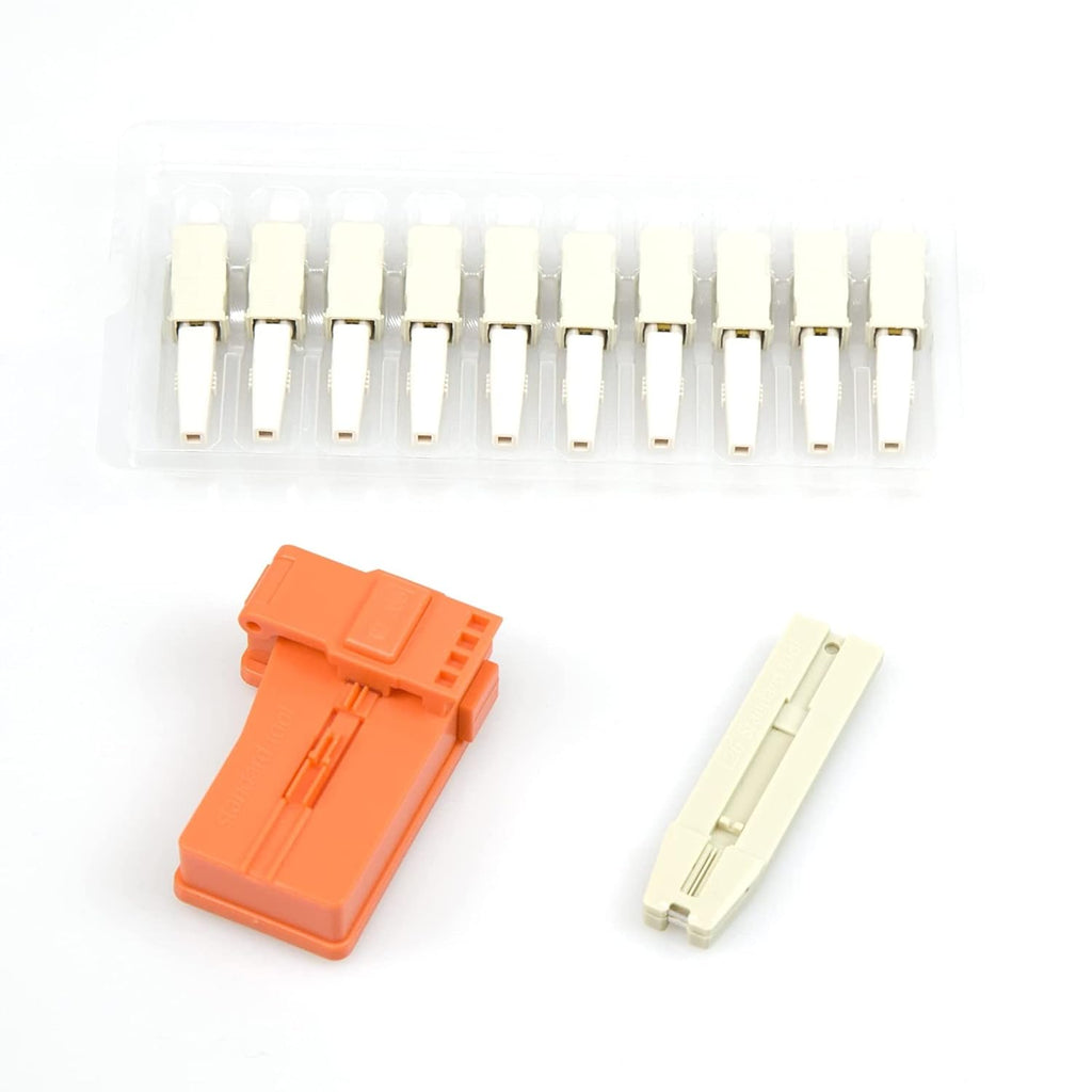 20pcs SC APC Fiber Optic Quick Connector Single Mode 9/125 N5290