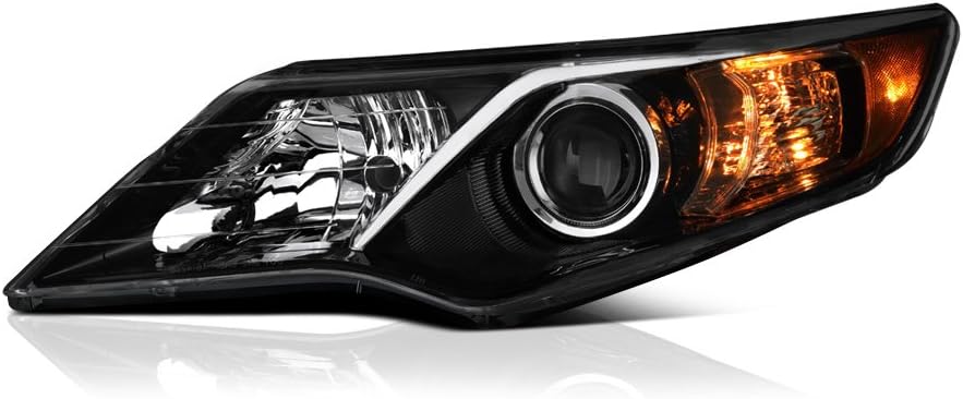 Chrome Housing Projector Headlight Assembly Driver & Passenger Side M33401