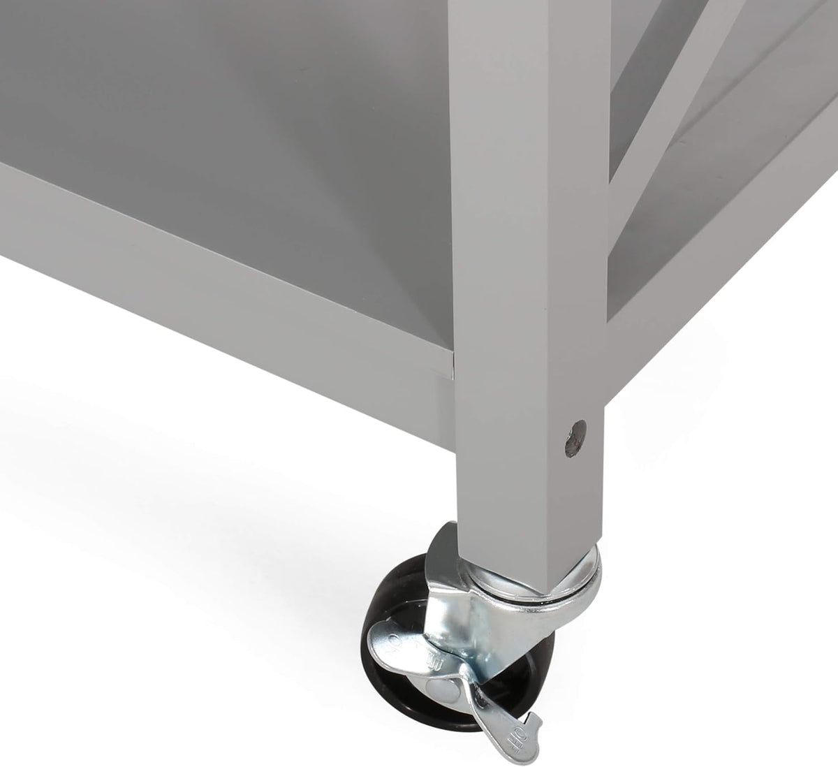 Gray Kitchen Cart with Wheels C71815