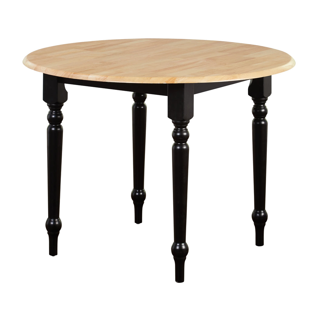Round Drop-Leaf Dining Table E96271