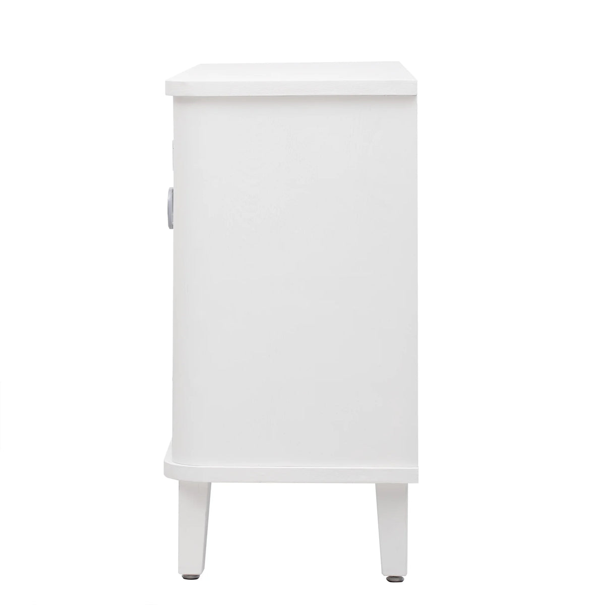 Solid Wood Veneer Storage Cabinet with Three Doors H5730