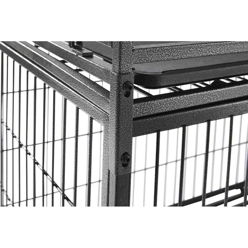 Heavy Duty Steel Single Door Dog Crate Y937016