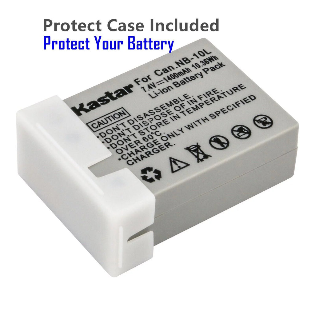 4-Pack NB-10L Battery and USB Charger R19462