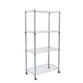 4 Tier Metal Storage Rack with Wheels Q510524