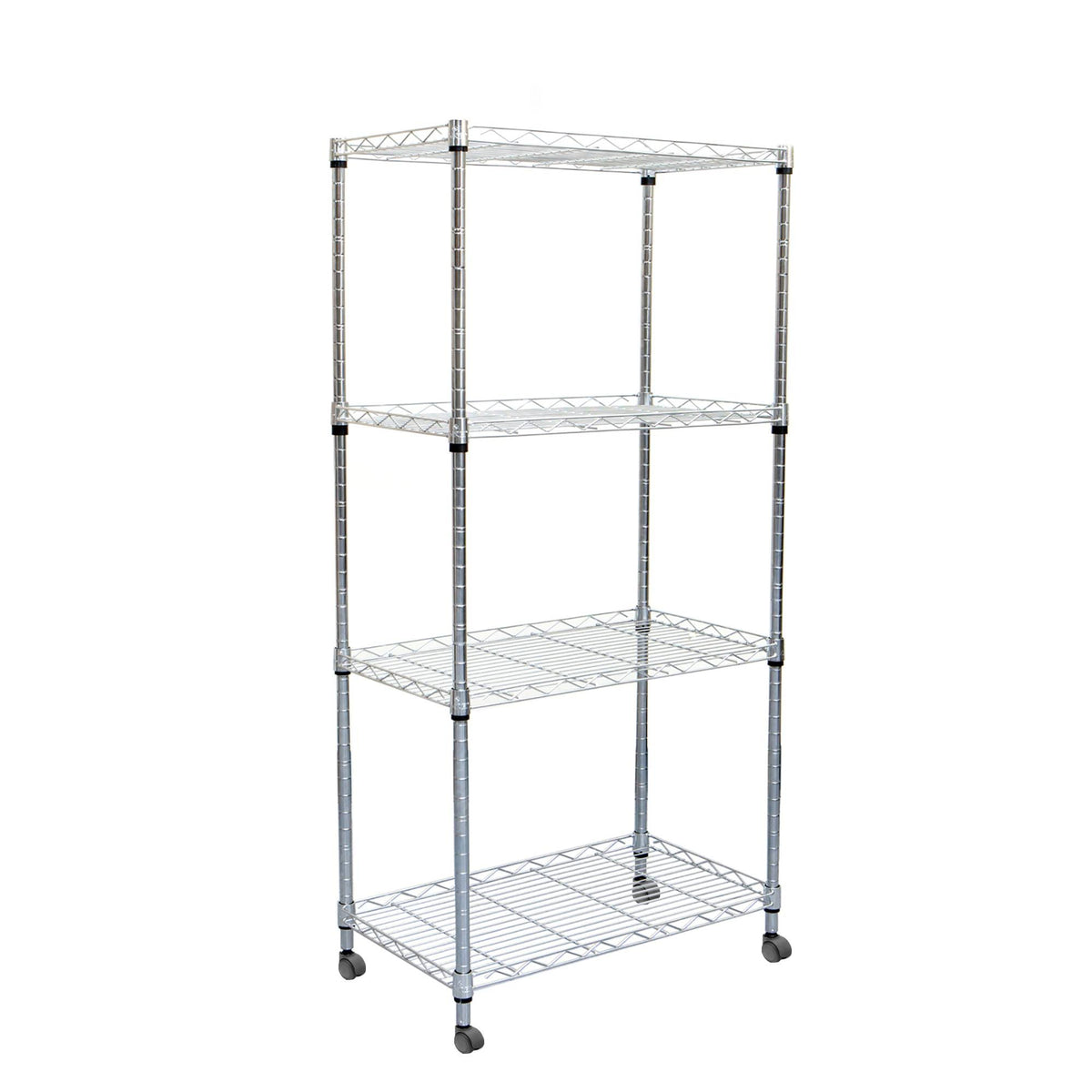 4 Tier Metal Storage Rack with Wheels Q510524