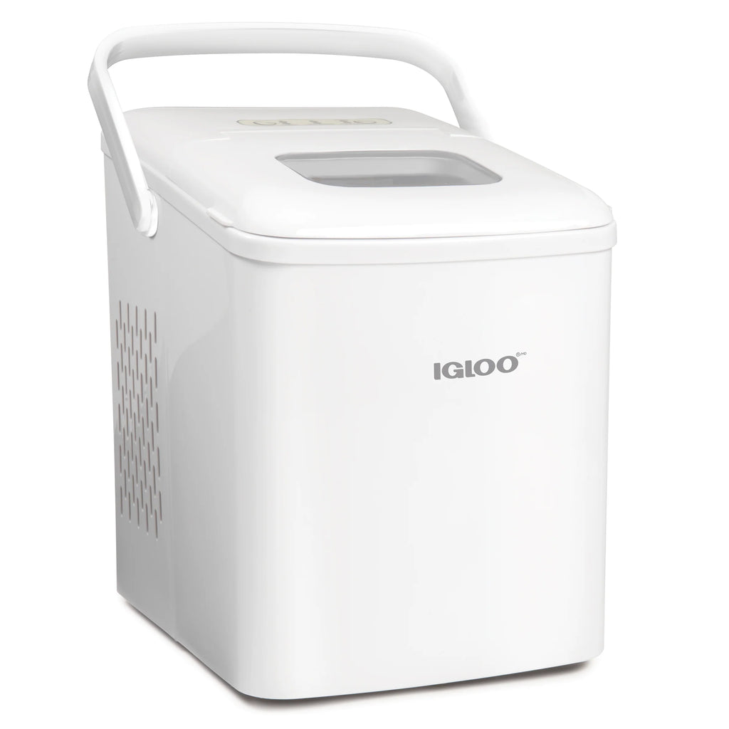 White Portable Countertop Ice Maker Machine P1756