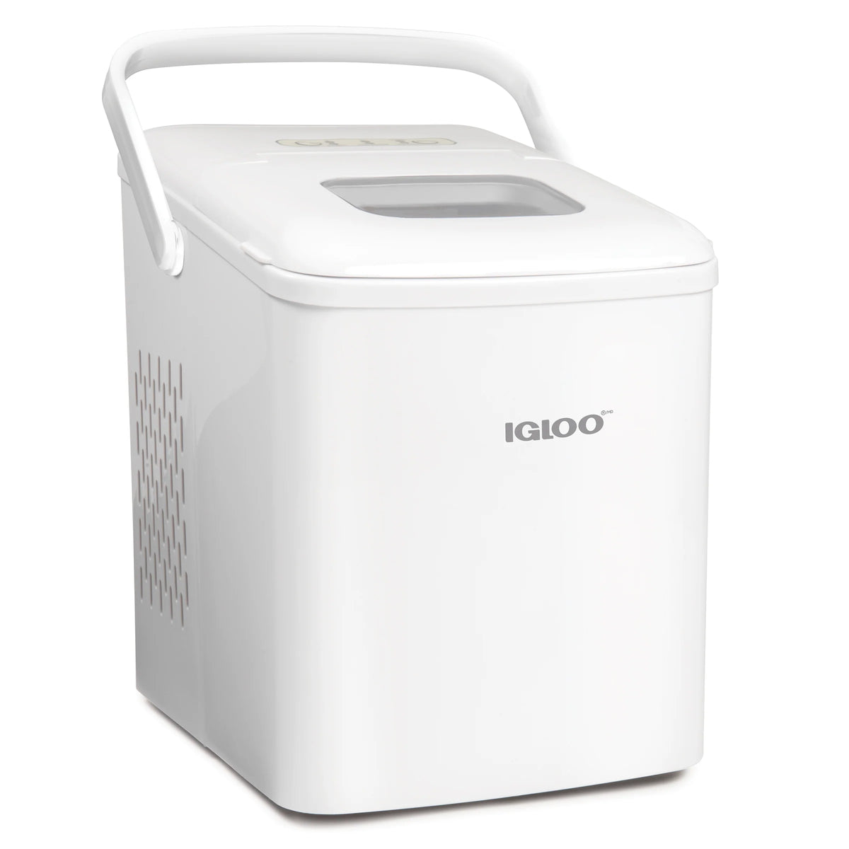 White Portable Countertop Ice Maker Machine P1756