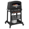 Propane Pizza Oven with Rotating Cordierite Stone and Mobile Stand X823432