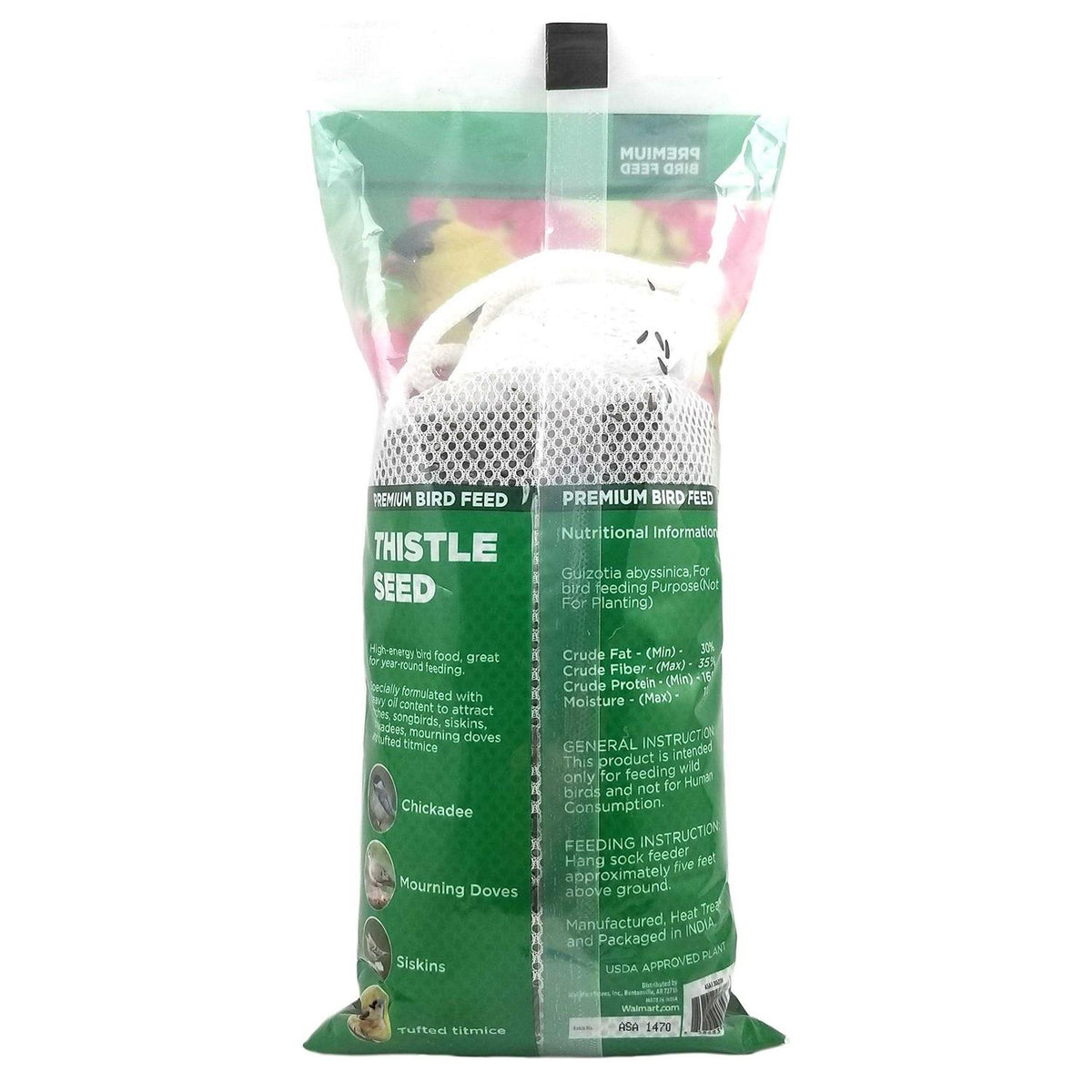 Feeder Sock Filled with Thistle Seeds O344