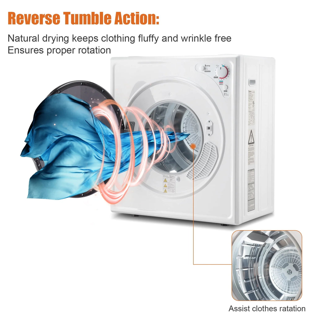 Stainless Steel Compact Electric Clothes Dryer B844