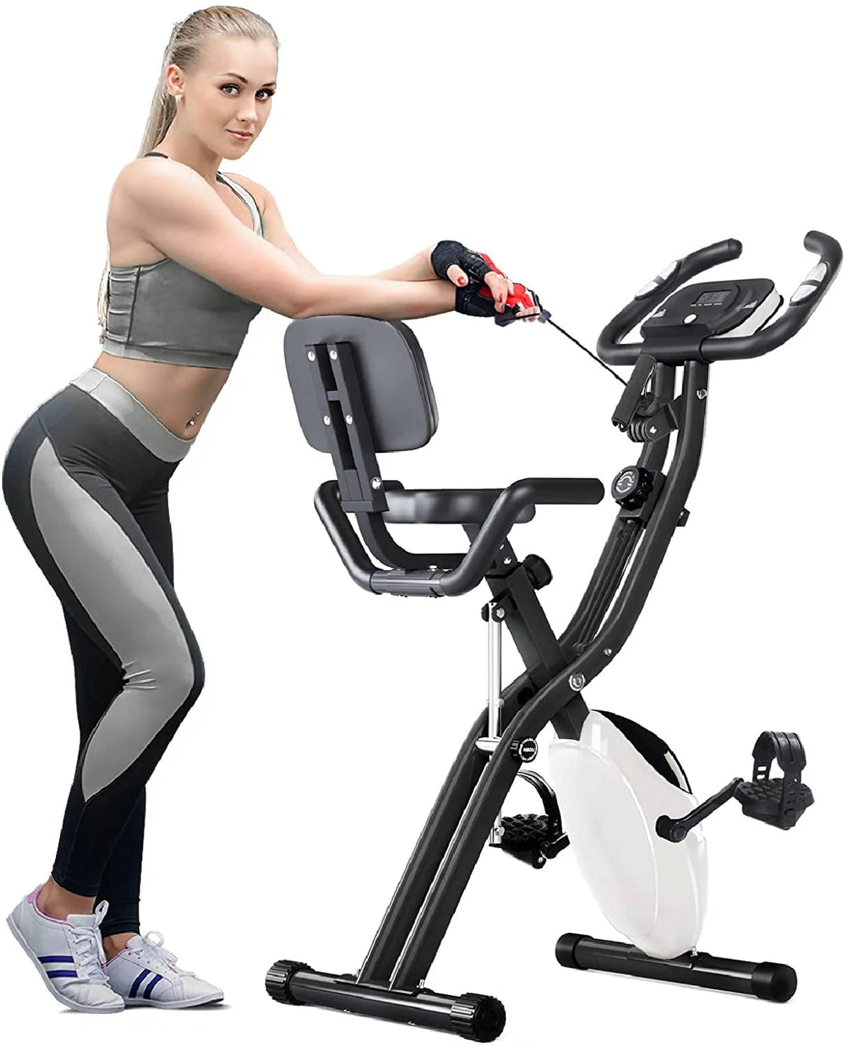 Folding 3-in-1 Recumbent Exercise Bike V7341