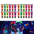 24 Tubes Glow in the Dark Face & Body Paint F301